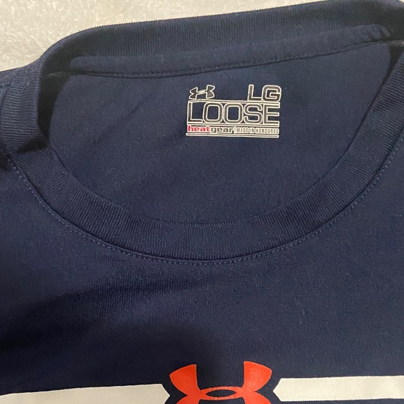 Under Armour Navy Blue War Eagle Graphic Short Sleeve Tee - Picture 2 of 5